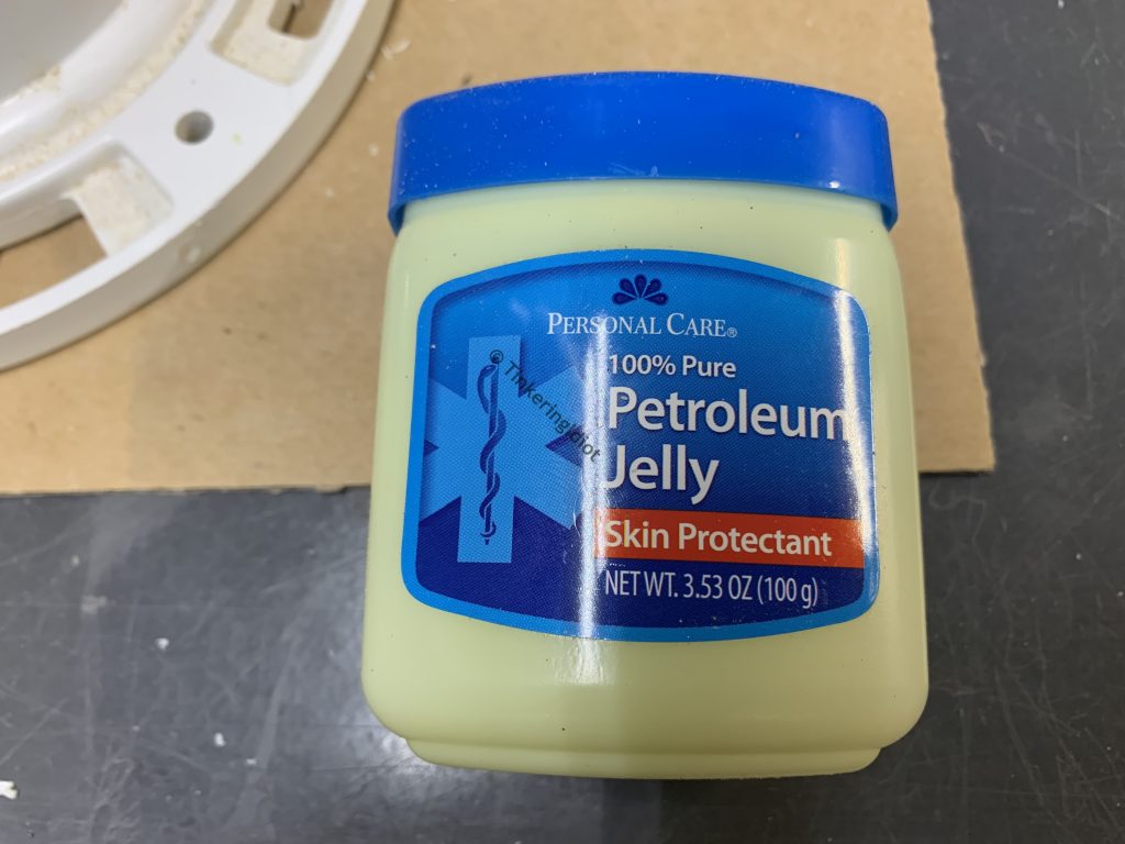 petroleum jelly works well as a piston lubricant