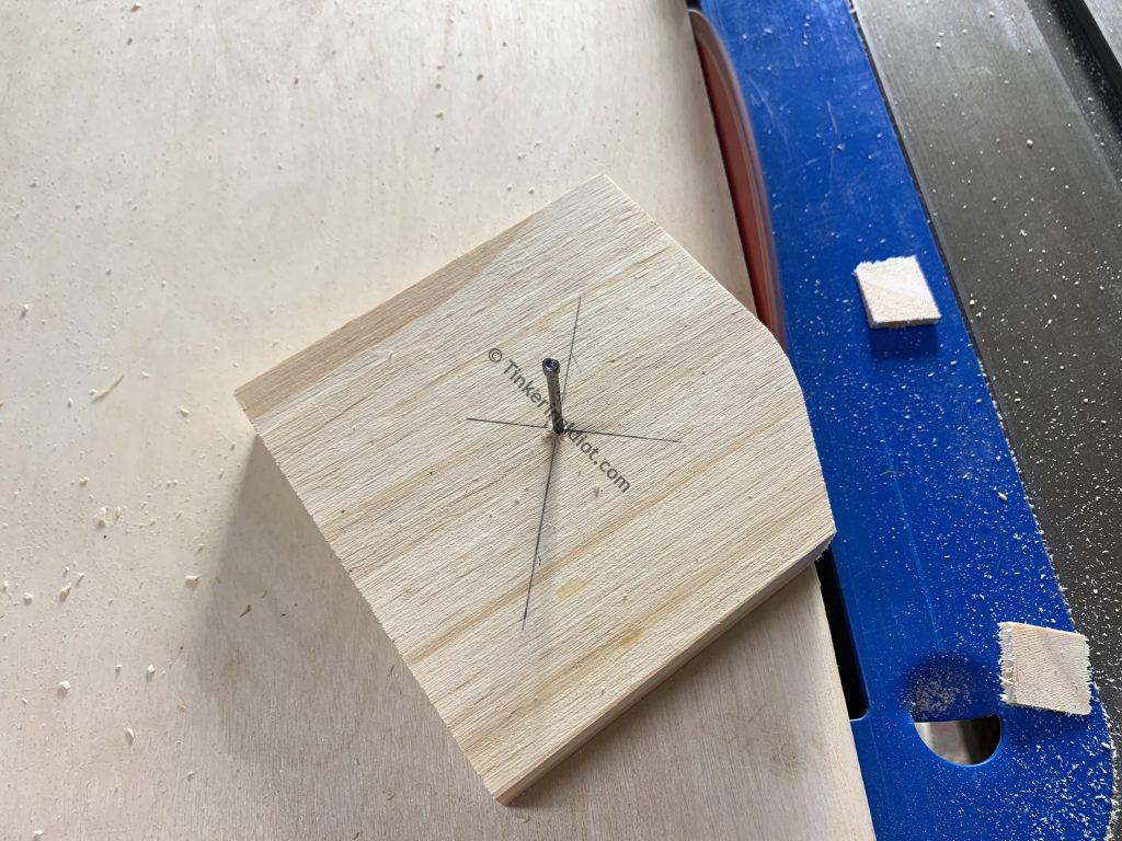 cutting 4" circle