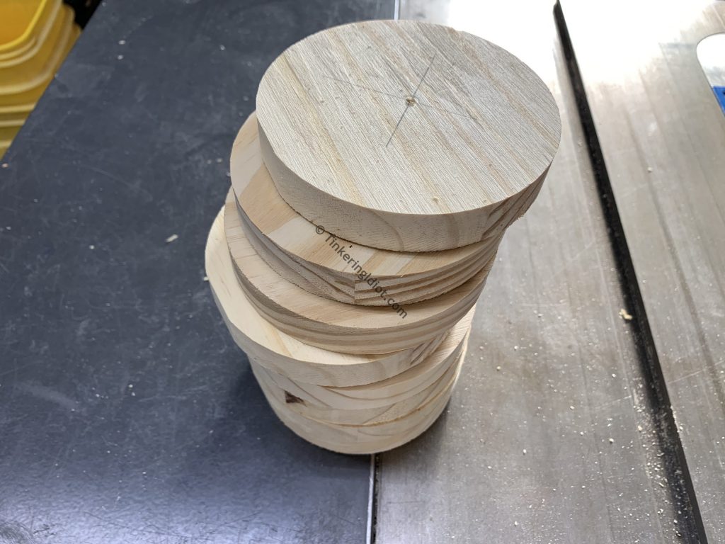 4" circles