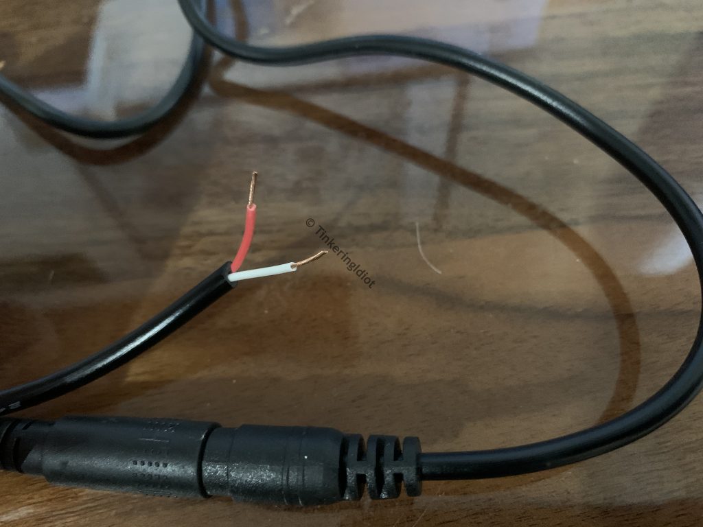 12v timer pump cable stripped