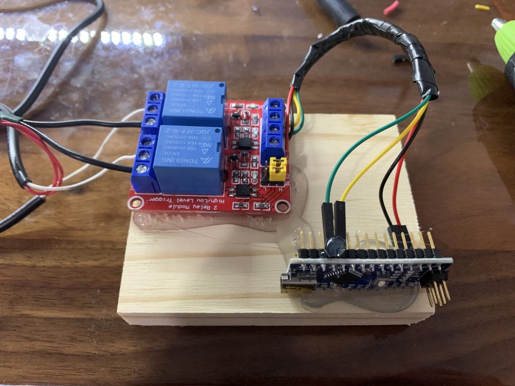 12v timer mounted