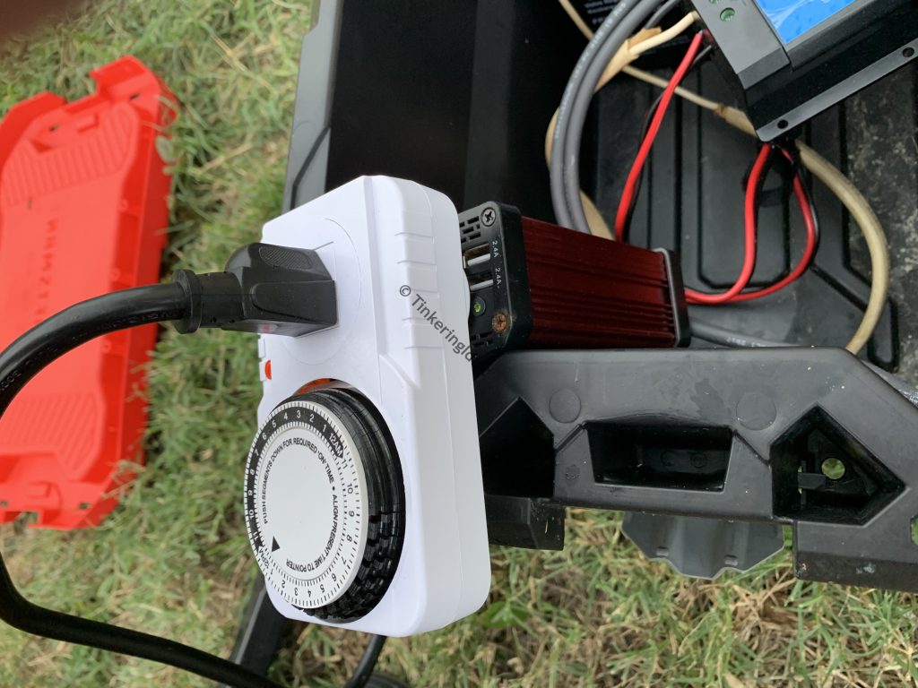 solar generator inverter timer