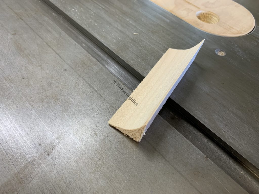 curved piece cut to length